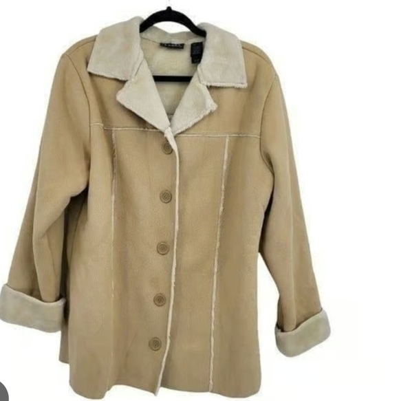 crazy hourse Jackets & Blazers - CRAZY HORSE Cream Teddy Jacket